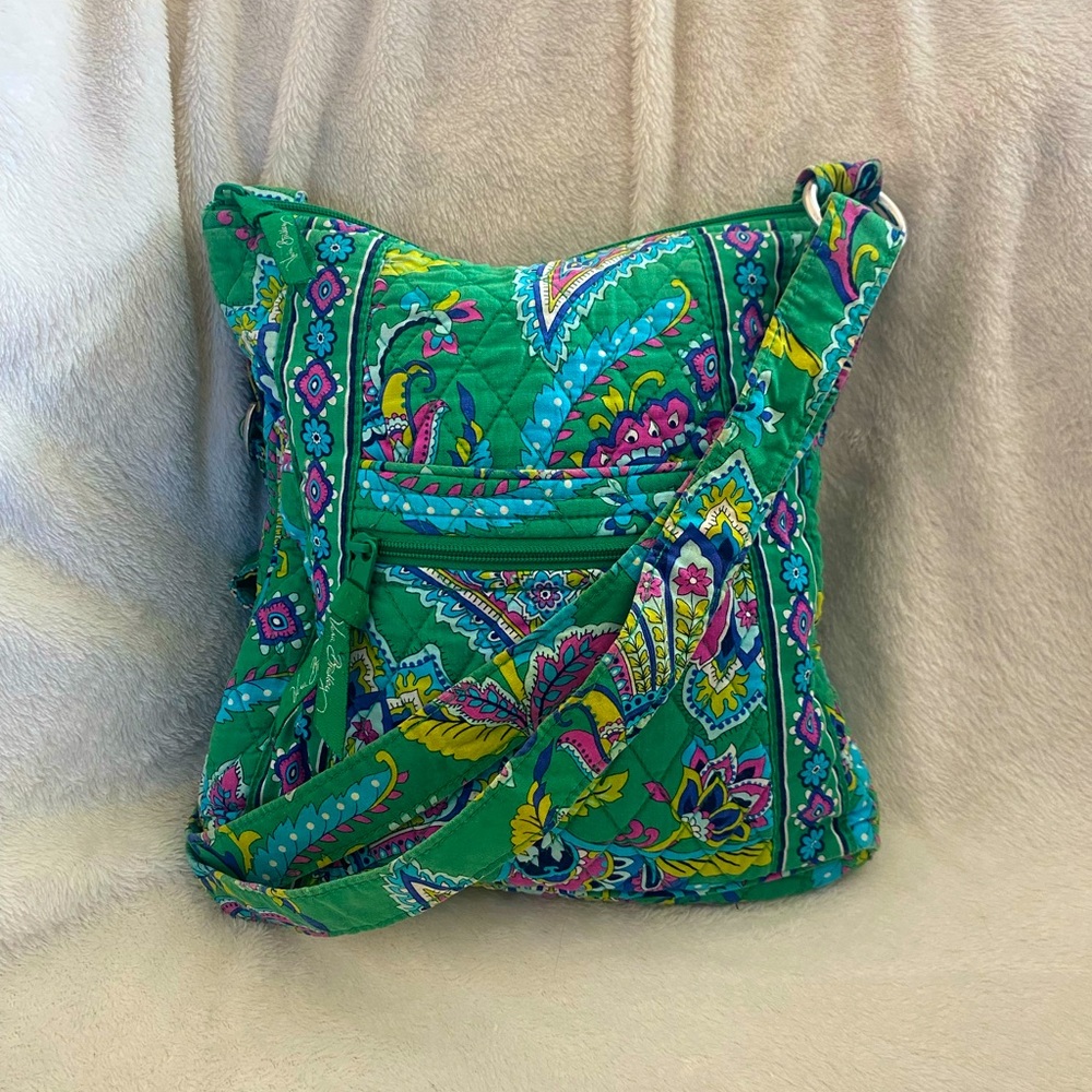 VERA BRADLEY green crossbody